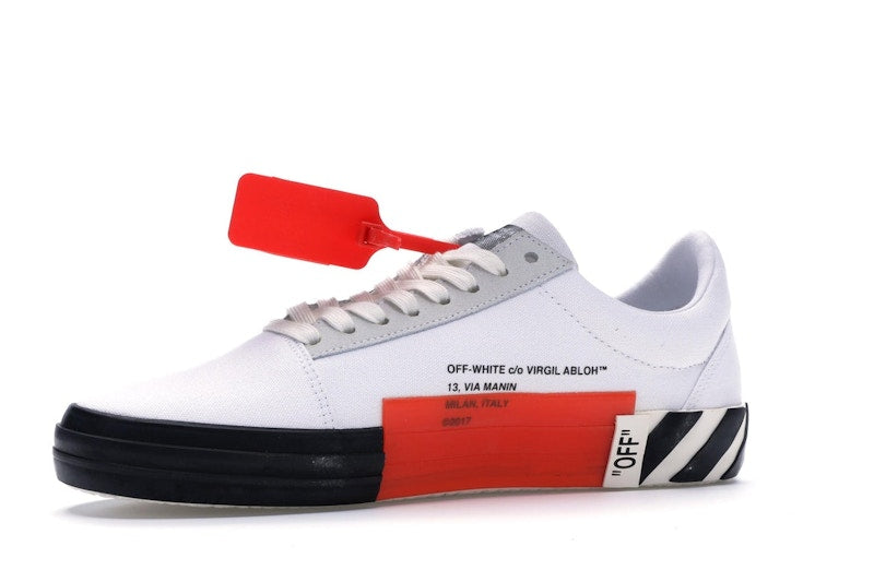 OFF-WHITE Vulc Low White (Updated Stripes)