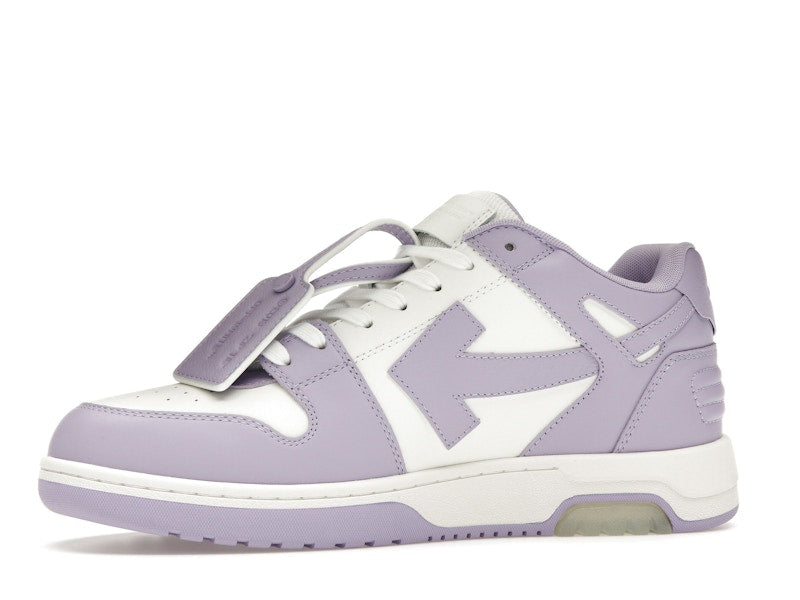 OFF-WHITE Out Of Office Calf Leather White Lilac