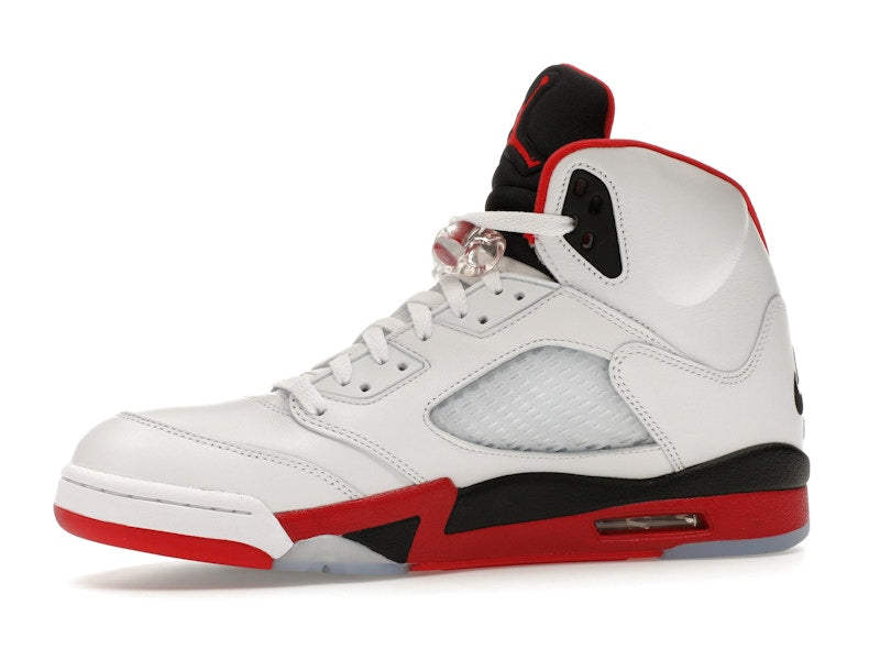 Jordan 5 Retro Fire Red Black Tongue (2025)