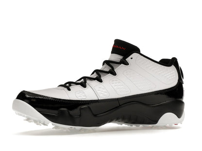 Jordan 9 Retro Low Golf White Black True Red