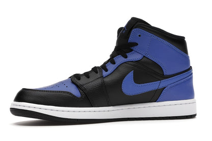 Jordan 1 Mid Hyper Royal Tumbled Leather