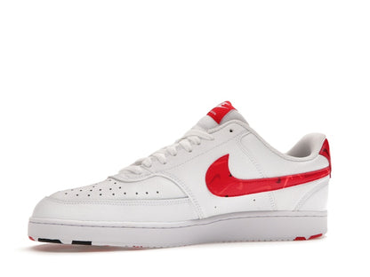 Nike Court Vision Low Swoosh Print Red