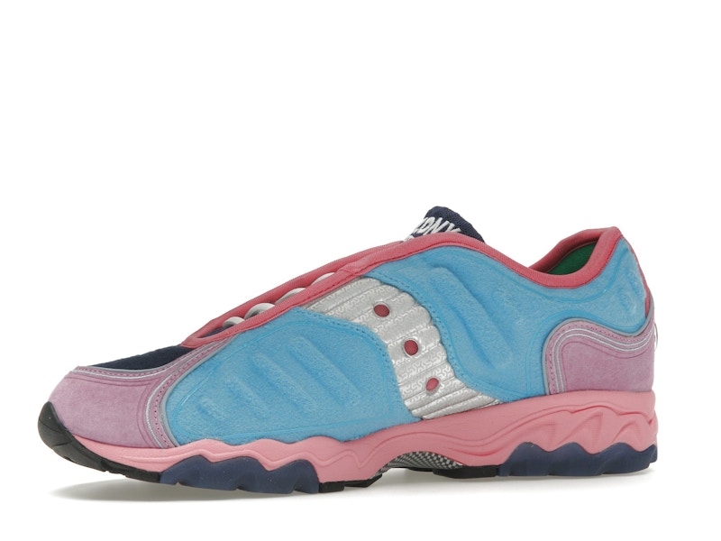 Saucony Matrix Jae Tips No Shoes In The House Blue Pink