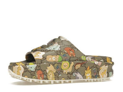 Gucci x Pikarar GG Animal Print Slide Beige Multi (Women's)