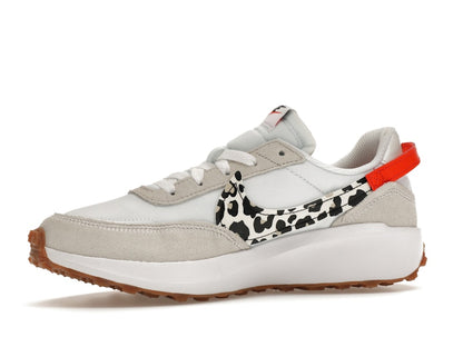 Nike Waffle Debut White Team Orange Leopard (Women's)