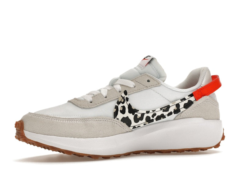 Nike Waffle Debut White Team Orange Leopard (Women's)