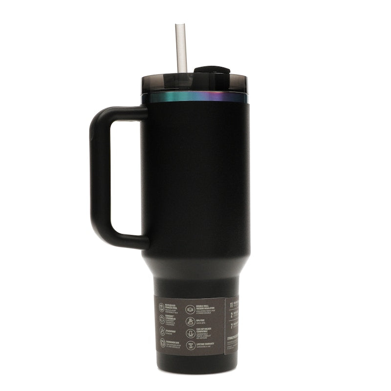 Stanley The Black Chroma Collection Flowstate Quencher 40oz Tumbler Black Chroma