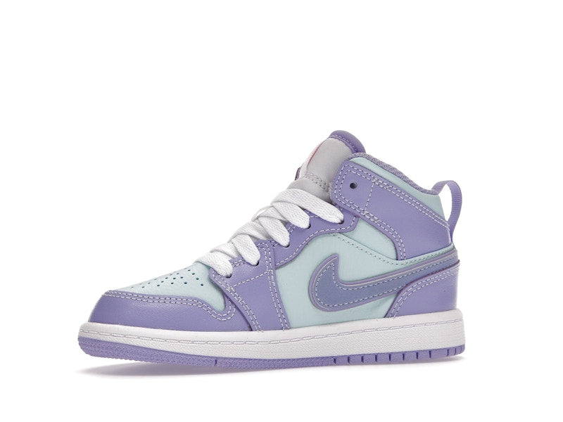 Jordan 1 Mid Purple Aqua (PS)