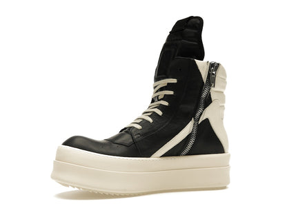 Rick Owens Mega Bumper Geobasket Black Milk