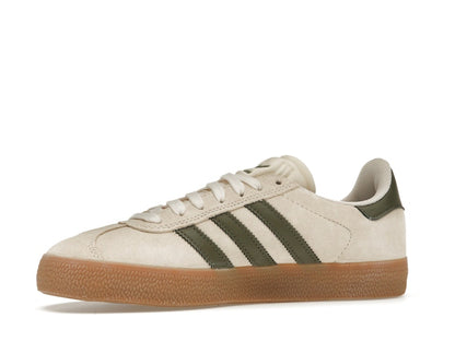 adidas Gazelle ADV Ecru Tint Focus Olive