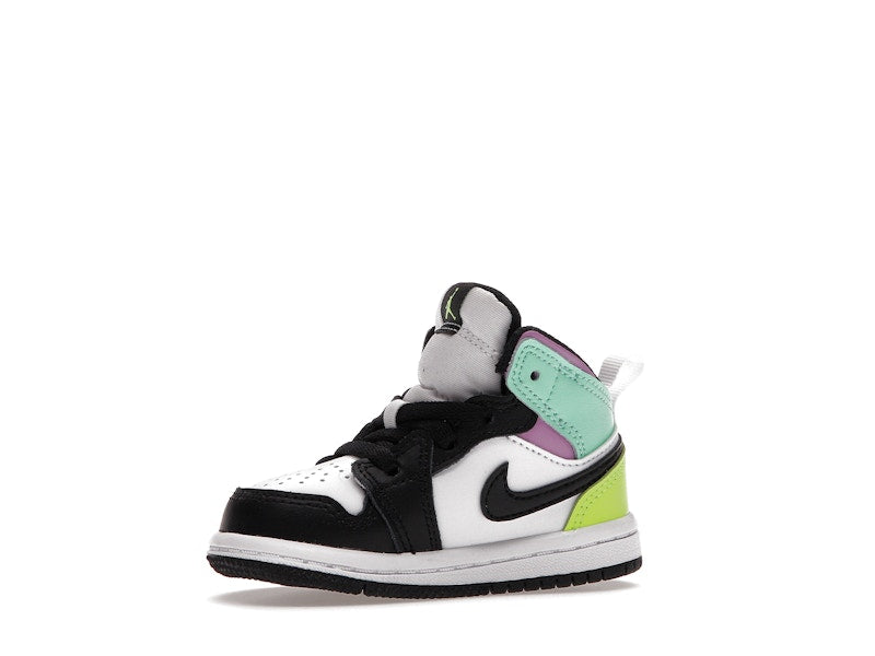 Jordan 1 Mid Pastel Black Toe (TD)