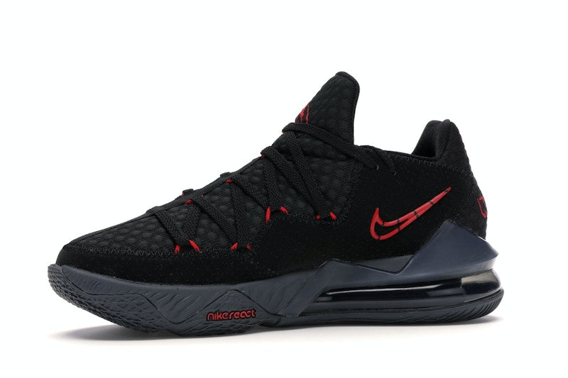 Nike LeBron 17 Low Black Red Dark Grey