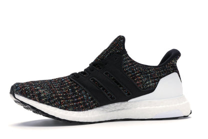 adidas Ultra Boost 4.0 Black Multi-Color White Heel Cage