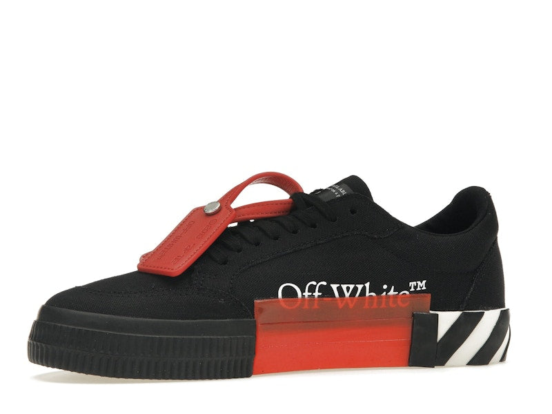 OFF-WHITE Vulcanized Low Canvas Black White