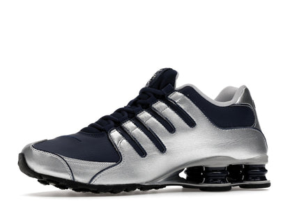 Nike Shox NZ Midnight Navy Metallic Silver