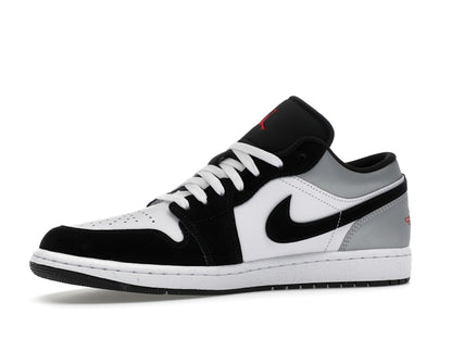 Jordan 1 Low SE White Fire Red Black Matte Silver