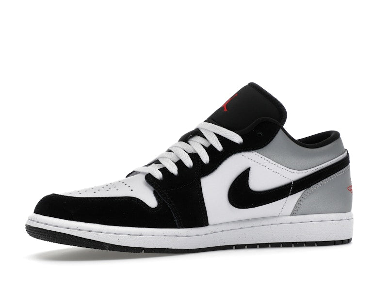 Jordan 1 Low SE White Fire Red Black Matte Silver