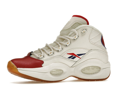 Reebok Question Mid White Red Blue