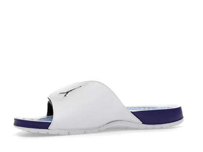 Jordan Hydro 5 Retro Slide White New Emerald Grape Ice Black