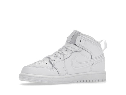 Jordan 1 Mid Triple White (2021) (PS)