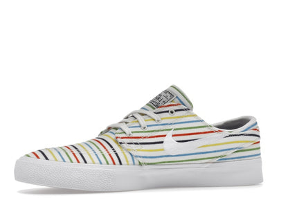 Nike SB Zoom Stefan Janoski Canvas Multi-Color Pinstripes