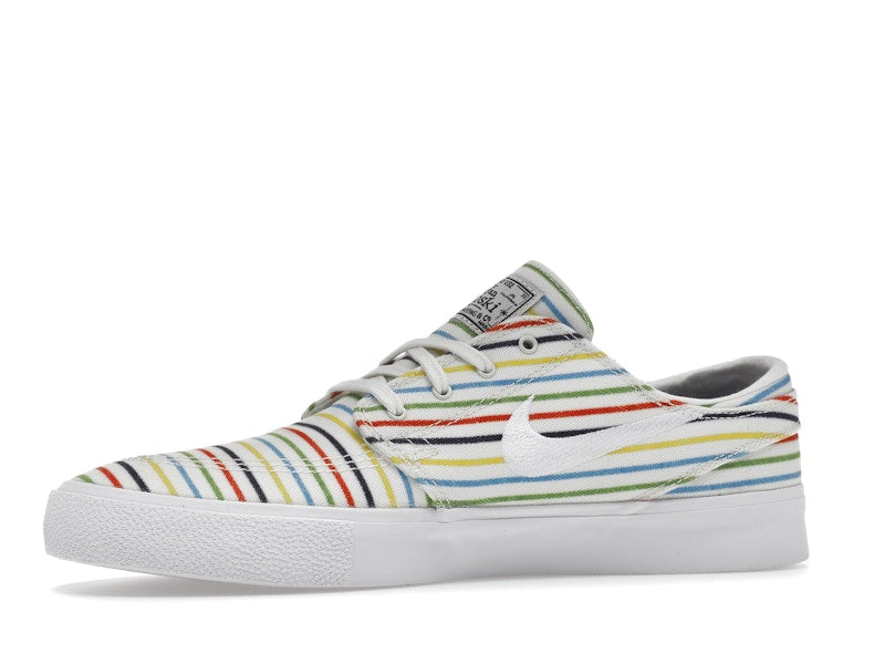 Nike SB Zoom Stefan Janoski Canvas Multi-Color Pinstripes