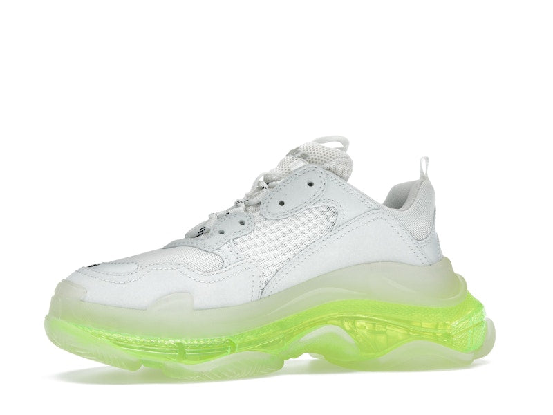 Balenciaga Triple S Clear Sole White Fluo Yellow (Women's)