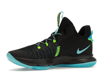 Nike LeBron Witness 5 Black Light Blue Fury