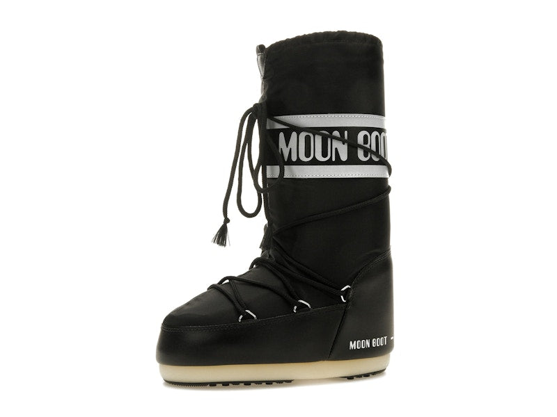 Moon Boot Icon Nylon Boot Black