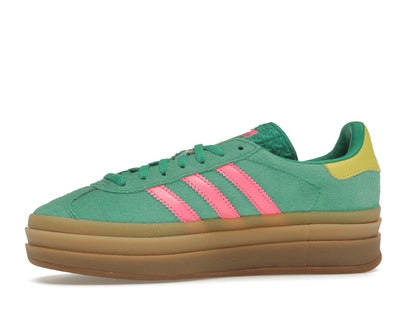 adidas Gazelle Bold Court Green Lucid Pink (Women's)