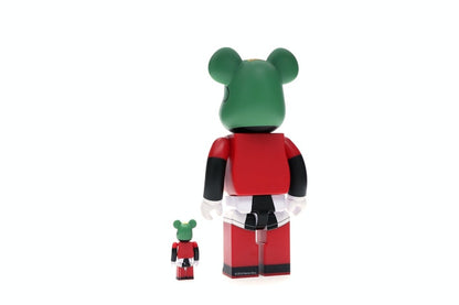 Bearbrick Marvin The Martian 100% & 400% Set Black/Red