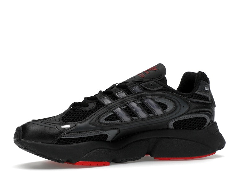 adidas Ozmillen Core Black Grey Better Scarlet