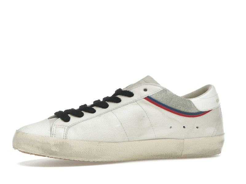 Golden Goose Super Star White Grey Red Blue
