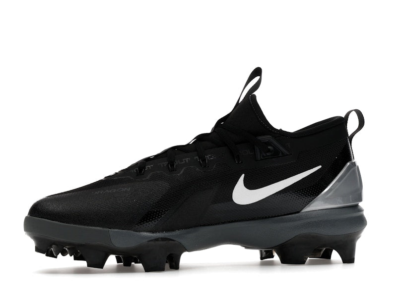 Nike Force Trout 9 Elite MCS Black White Anthracite Metallic Silver