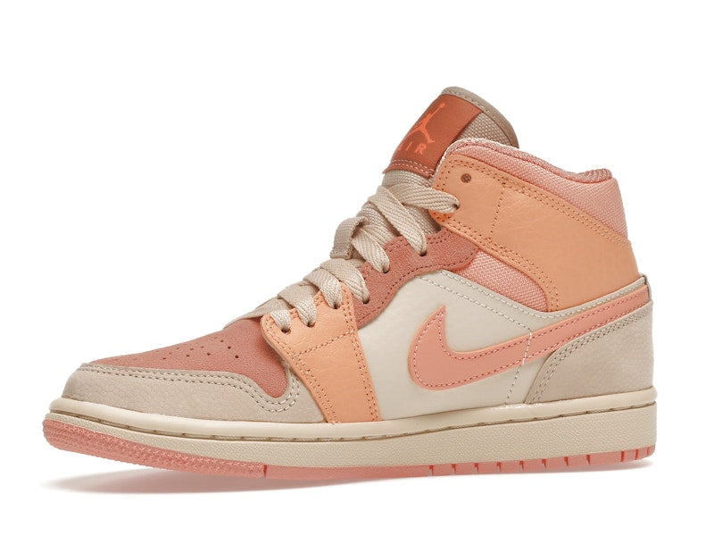 Jordan 1 Mid Apricot Orange (Women's)