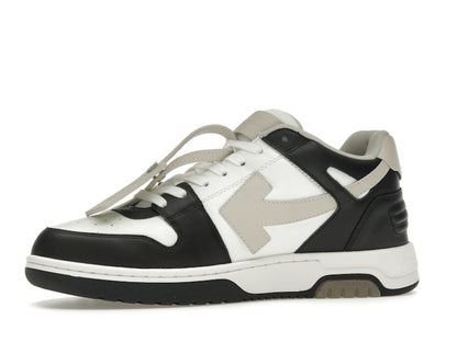 OFF-WHITE Out Of Office OOO Low Tops Black Beige
