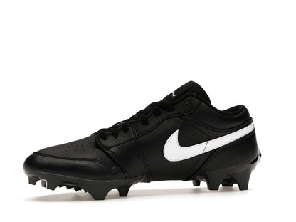 Jordan 1 Low TD Cleat Black White
