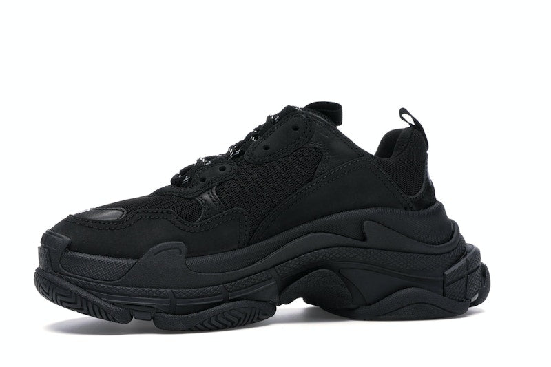 Balenciaga Triple S Triple Black (2018) Reissue Nondistressed (Women's)