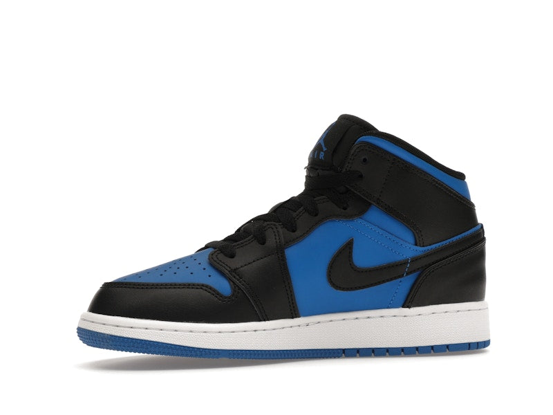 Jordan 1 Mid Black Royal Blue (GS)
