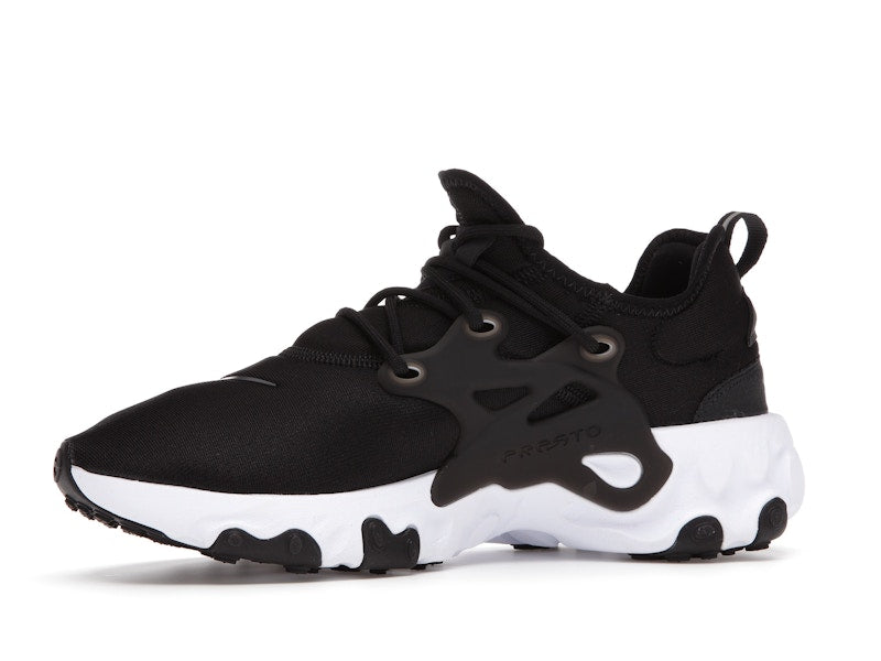 Nike React Presto Black White Off Noir