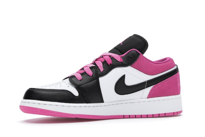 Jordan 1 Low Black Active Fuchsia (GS)