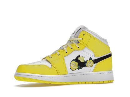 Jordan 1 Mid Dynamic Yellow Floral (GS)