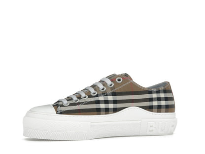 Burberry Low Top House Check Sneaker Taupe Brown (Women's)