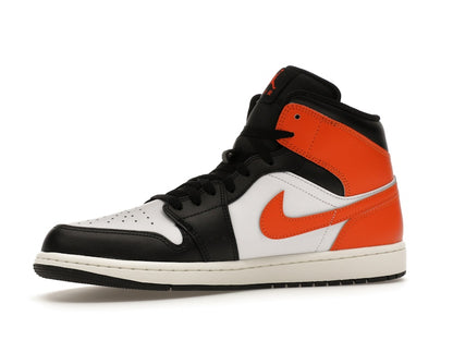 Jordan 1 Mid Black Toe Starfish