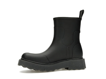 OFF-WHITE Rubber Rain Boot Black