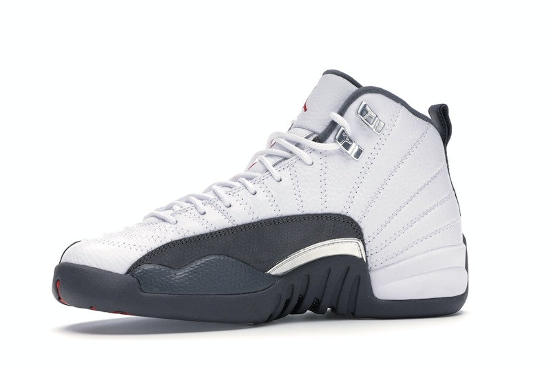 Jordan 12 Retro White Dark Grey (GS)