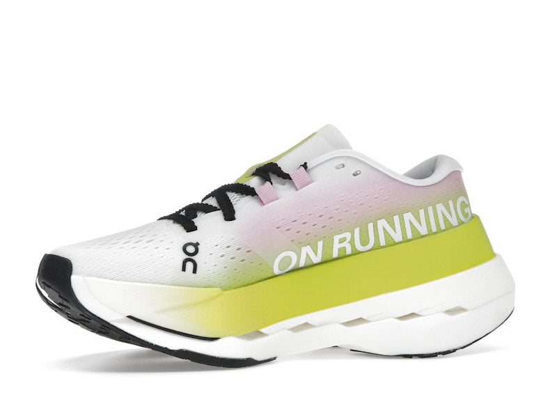 On Running Cloudboom Max Lime Raspberry