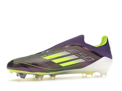adidas Laceless F50 Elite Fast Reborn FG Purple Lucid Lemon