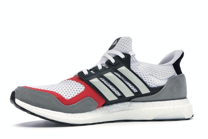 adidas Ultra Boost S&L White Grey Scarlet