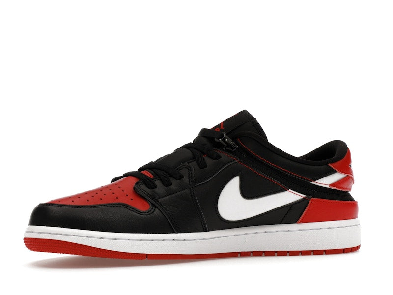 Jordan 1 Low FlyEase Black White Gym Red